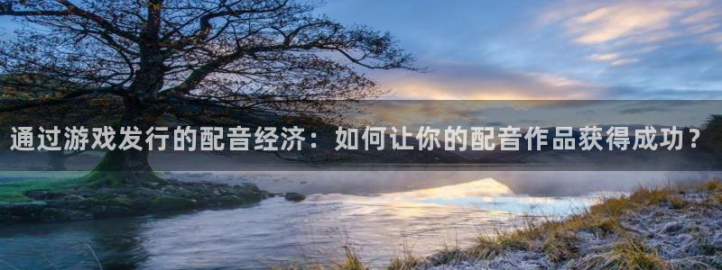 亿万28官网注册登录官网：通过游戏发行的配音经济：如何让你的配音作品获得成功？